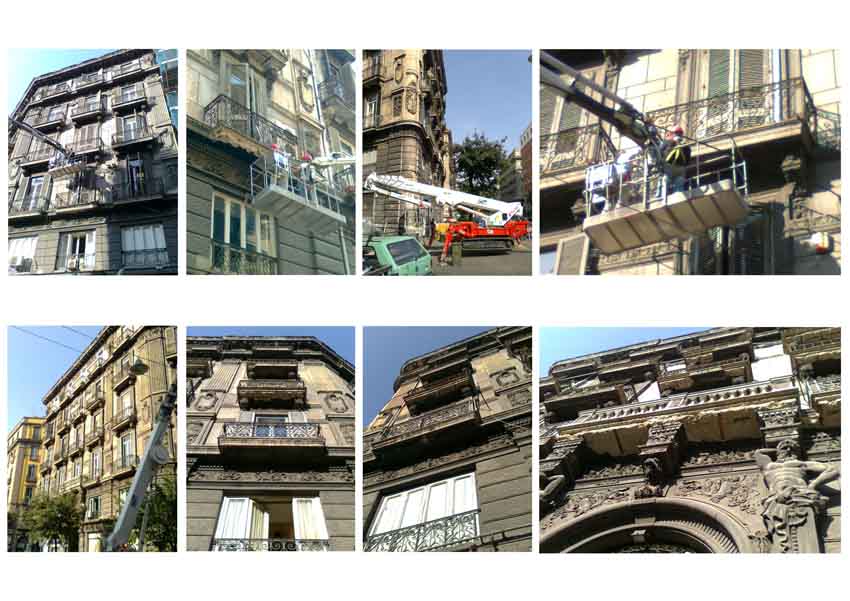 Restauro e consolidamento in Via Depretis 88