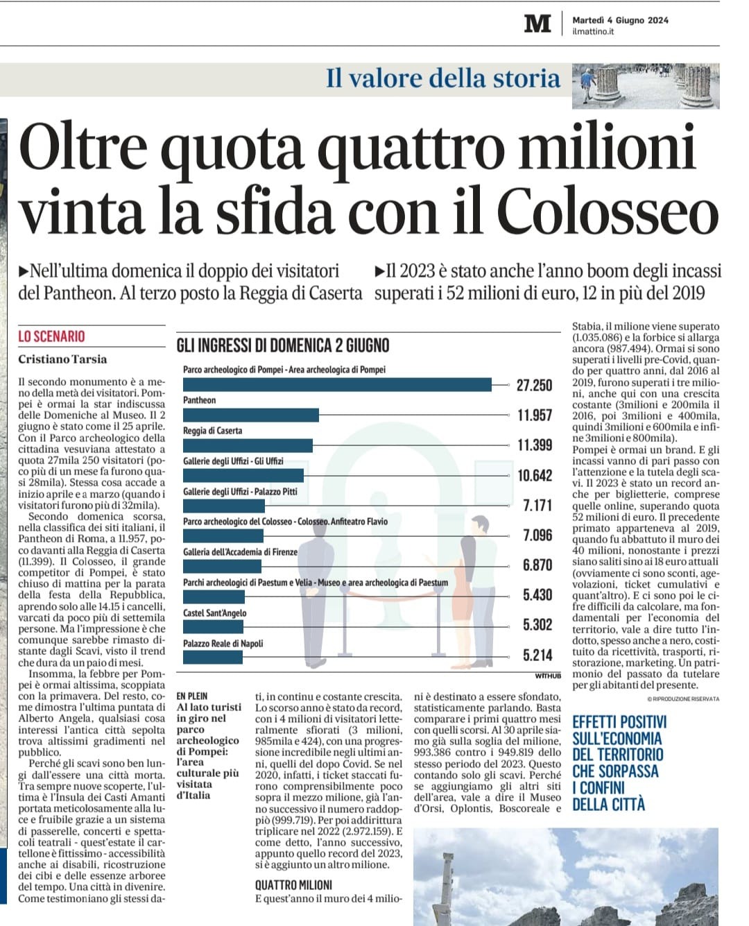 Aperta al pubblico l'Insula dei casti Amanti